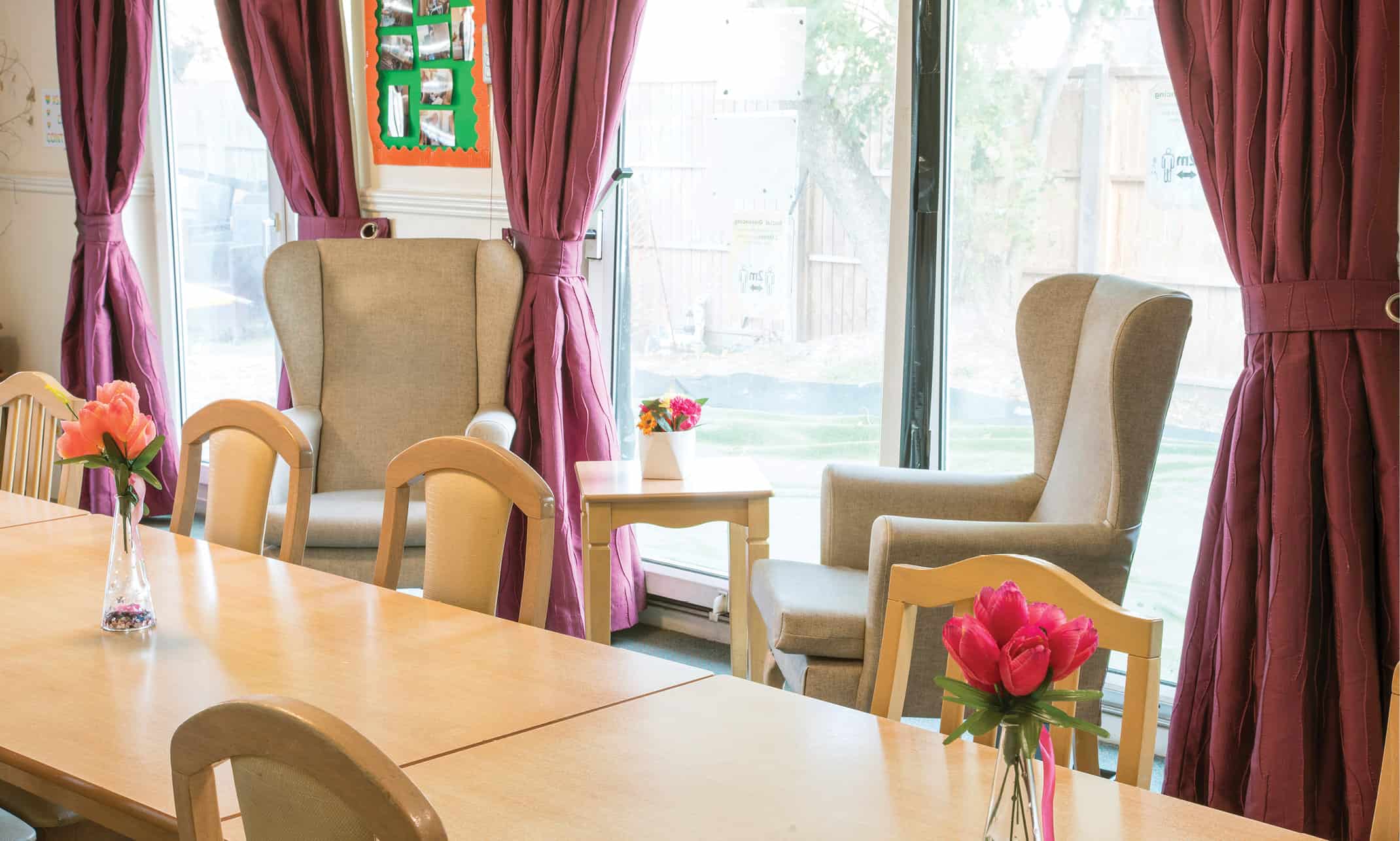 Accommodation - Dining room at St Vincent's